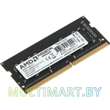 Оперативная память AMD Radeon R9 Gamer Series 8GB DDR4 SODIMM PC4-25600 (R948G3206S2SU)